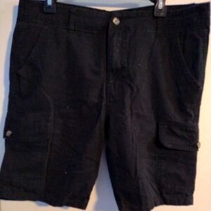 Highland Originals, Size 36, Black Cargo shorts
